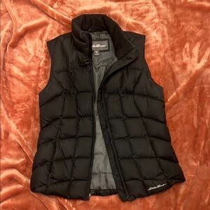 Eddie Bauer Black Puffer Vest